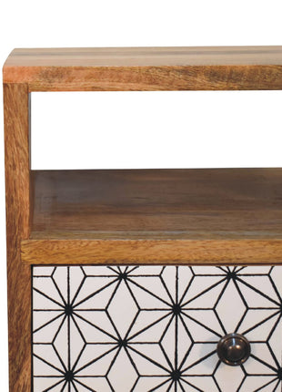 Mini Prima Bedside with Open Slot