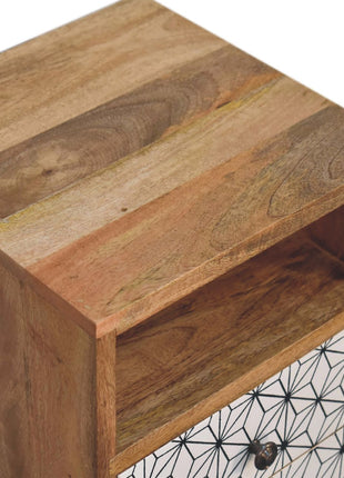 Mini Prima Bedside with Open Slot