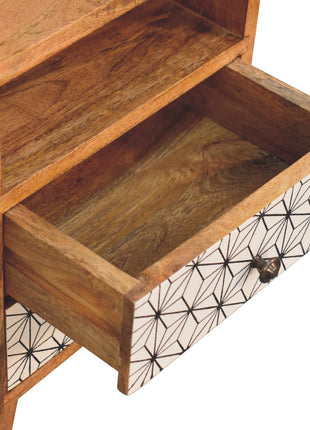 Mini Prima Bedside with Open Slot