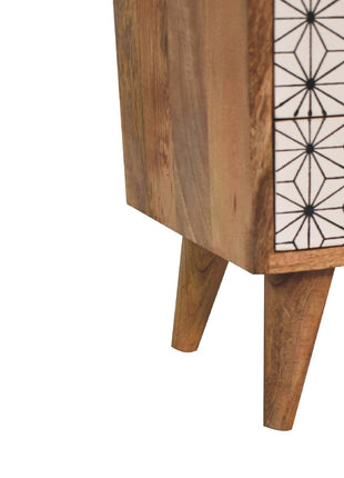 Mini Prima Bedside with Open Slot