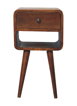 Mini Chestnut Curve Lower Bedside