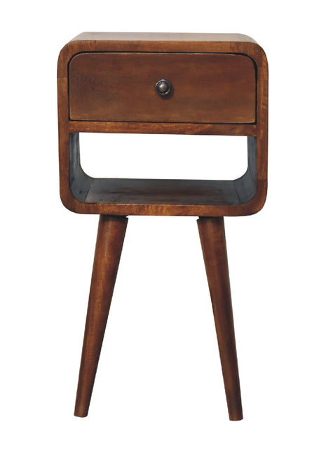 Mini Chestnut Curve Lower Bedside