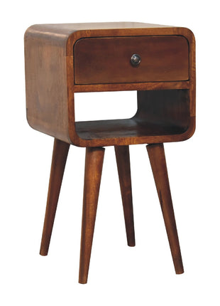 Mini Chestnut Curve Lower Bedside