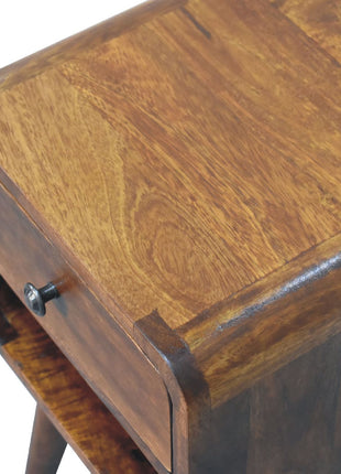 Mini Chestnut Curve Lower Bedside