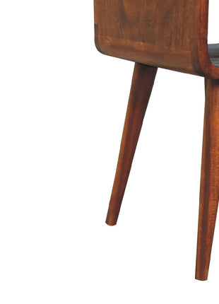Mini Chestnut Curve Lower Bedside