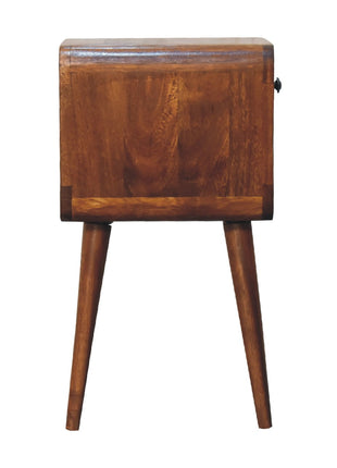 Mini Chestnut Curve Lower Bedside
