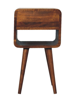Mini Chestnut Curve Lower Bedside