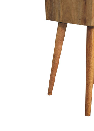 Mini 2 Drawer Oak-ish Bedside