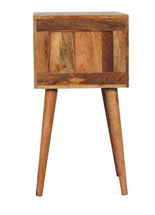 Mini 2 Drawer Oak-ish Bedside