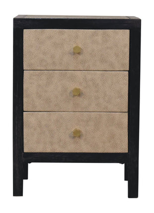 Mini Faux Leather Bedside