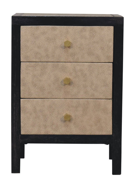 Mini Faux Leather Bedside