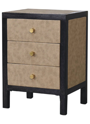 Mini Faux Leather Bedside