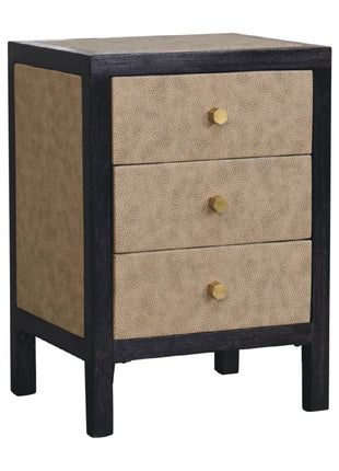 Mini Faux Leather Bedside