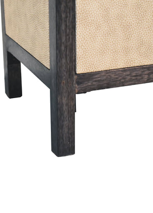 Mini Faux Leather Bedside