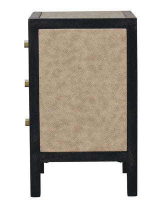 Mini Faux Leather Bedside