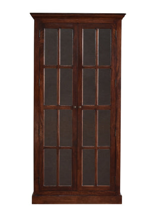 Tall Cherry Glazed Cabinet