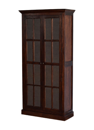 Tall Cherry Glazed Cabinet