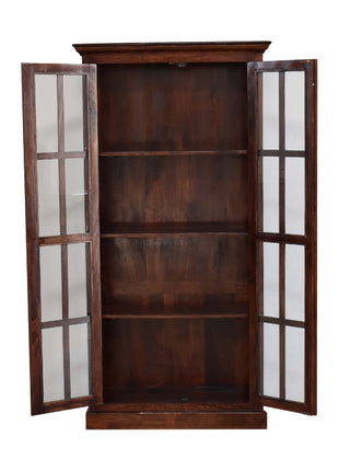 Tall Cherry Glazed Cabinet
