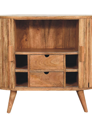 Stripe Cabinet with Storage