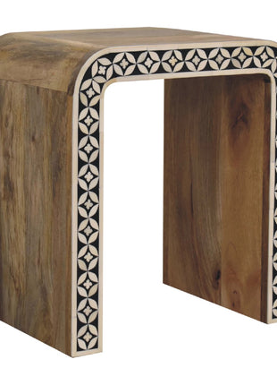 Edessa Bone Inlay End Table