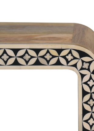 Edessa Bone Inlay End Table