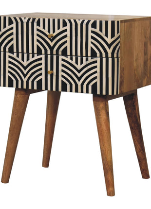 Edessa Bone Inlay Bedside