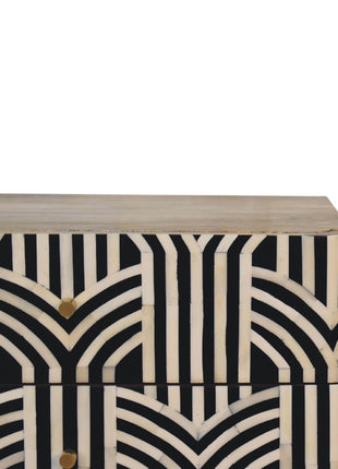 Edessa Bone Inlay Bedside