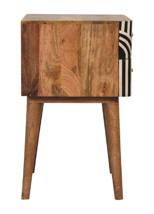 Edessa Bone Inlay Bedside