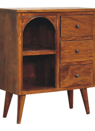 Chestnut Mixed Open Cabinet