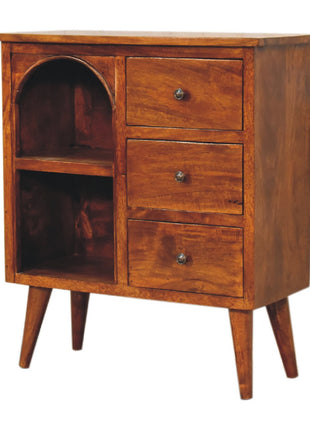 Chestnut Mixed Open Cabinet