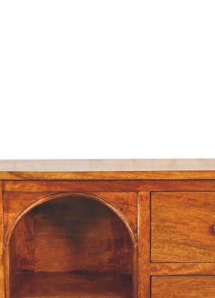 Chestnut Mixed Open Cabinet