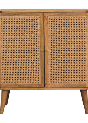 Larrisa Woven Storage Cabinet