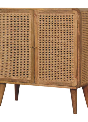 Larrisa Woven Storage Cabinet