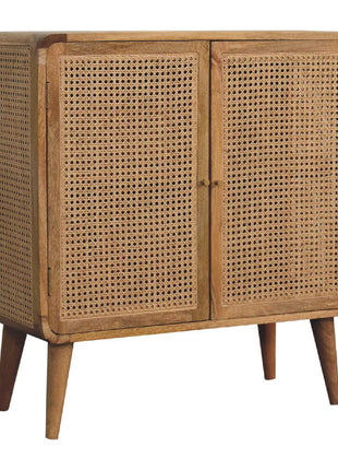 Larrisa Woven Storage Cabinet