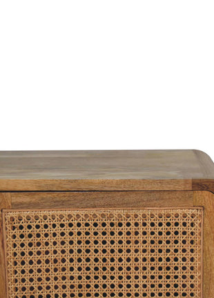 Larrisa Woven Storage Cabinet