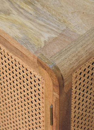 Larrisa Woven Storage Cabinet