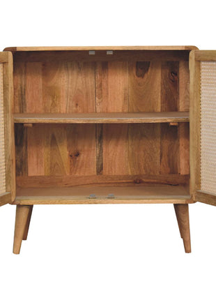 Larrisa Woven Storage Cabinet