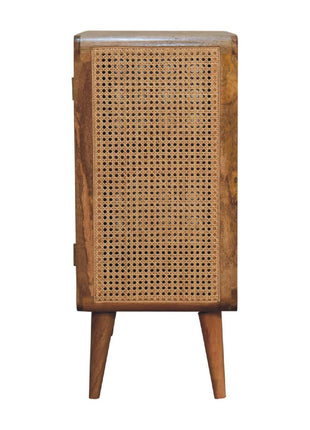 Larrisa Woven Storage Cabinet