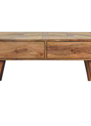 Woven Aztec Coffee Table