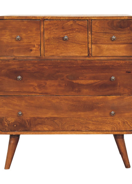3 over 2 Curved Chestnut Chest