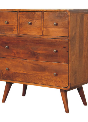 3 over 2 Curved Chestnut Chest