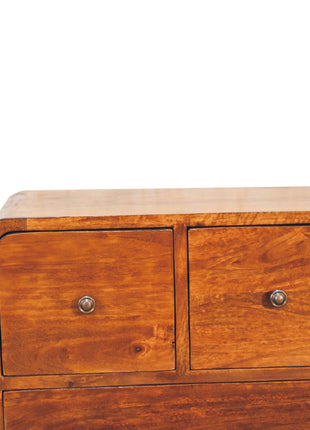 3 over 2 Curved Chestnut Chest