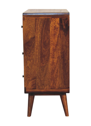 3 over 2 Curved Chestnut Chest