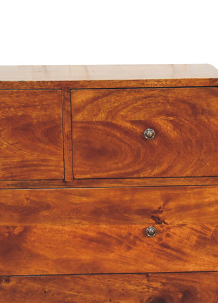 2 over 3 Curved Chestnut Chest