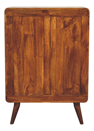 2 over 3 Curved Chestnut Chest