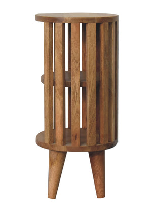 Ariella Double Shelf Oak-ish Bedside
