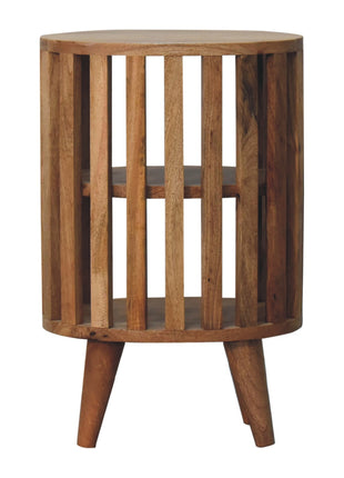 Ariella Double Shelf Oak-ish Bedside