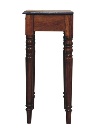 Chestnut Turned Leg Writing Desk