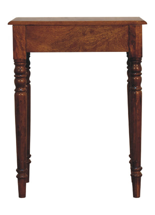 Chestnut Turned Leg Writing Desk