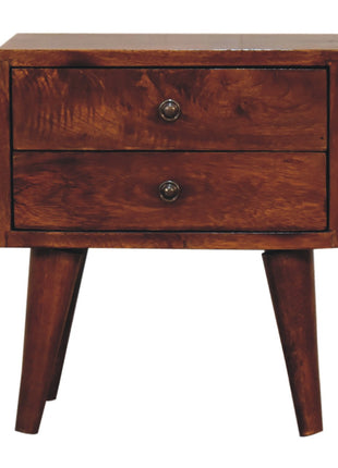 Mini Chestnut Modern Bedside